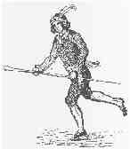 Laquais-coureur (running-man) Angleterre, fin du XVIIIe siècle
